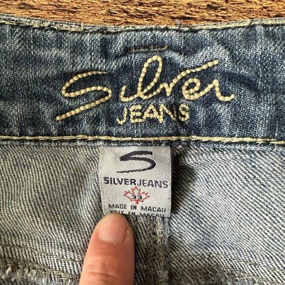 Silver Jeans Co. Women's Mitsu Bootcut Size 33"x30" Denim Jeans - Picture 5 of 8